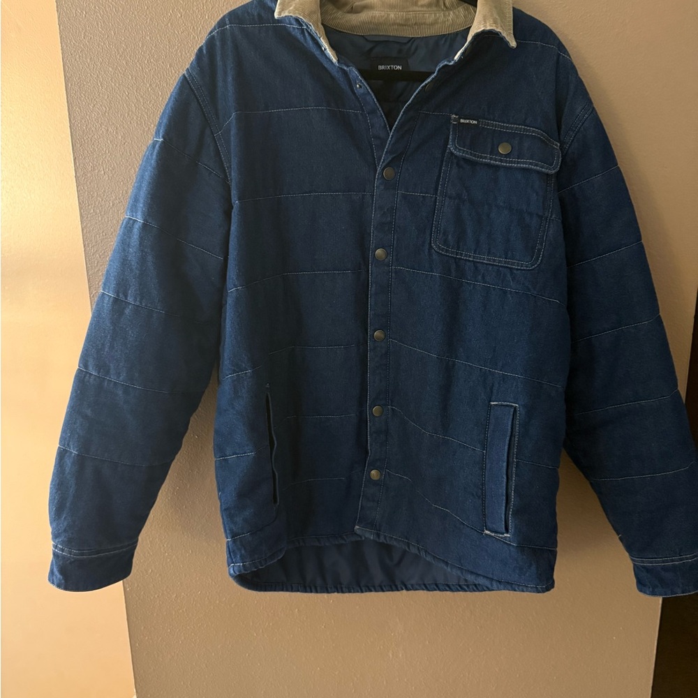 Brixton “Cass” Denim Jacket - FLAW - Sz L GUC